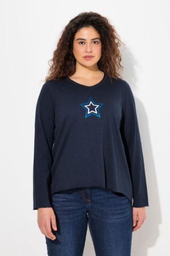 Moda za polnejše Majica dugih rukava A kroja plus velikost, xxl, Ulla Popken in Johann Popken (JP1880)