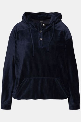 Moda za polnejše Majica dugih rukava s kapuljačom plus velikost, xxl, Ulla Popken in Johann Popken (JP1880)