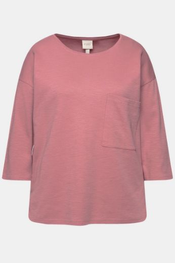 Moda za polnejše Majica s 3/4 rukavima od eko pamuka plus velikost, xxl, Ulla Popken in Johann Popken (JP1880)