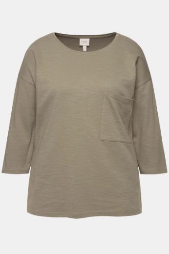 Moda za polnejše Majica s 3/4 rukavima od eko pamuka plus velikost, xxl, Ulla Popken in Johann Popken (JP1880)