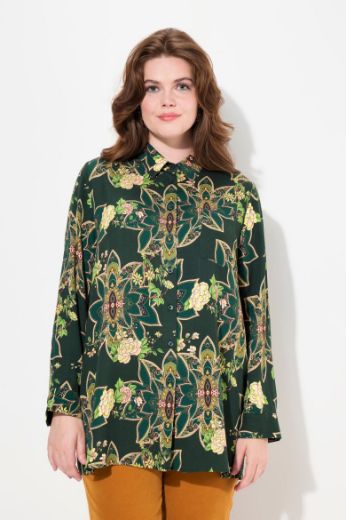 Moda za polnejše Bluza dugih rukava s printom plus velikost, xxl, Ulla Popken in Johann Popken (JP1880)