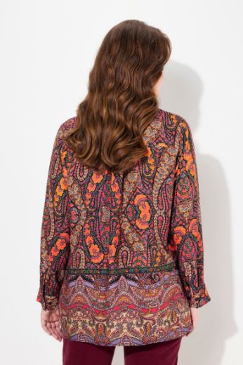 Moda za polnejše Bluza dugih rukava s printom plus velikost, xxl, Ulla Popken in Johann Popken (JP1880)