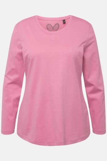 Moda za polnejše Majica dugi rukavi okrugli izrez plus velikost, xxl, Ulla Popken in Johann Popken (JP1880)