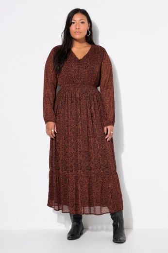 Moda za polnejše Haljina maxi A kroja plus velikost, xxl, Ulla Popken in Johann Popken (JP1880)