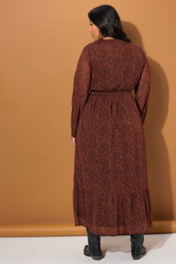 Moda za polnejše Haljina maxi A kroja plus velikost, xxl, Ulla Popken in Johann Popken (JP1880)