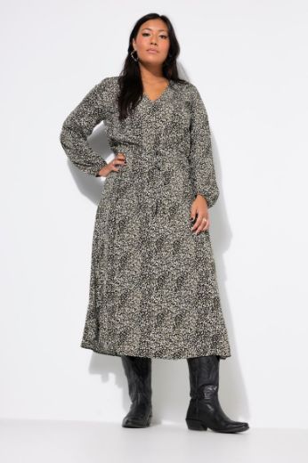 Moda za polnejše Haljina maxi A kroja plus velikost, xxl, Ulla Popken in Johann Popken (JP1880)