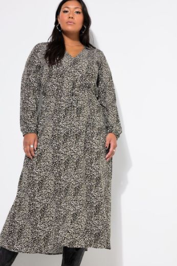 Moda za polnejše Haljina maxi A kroja plus velikost, xxl, Ulla Popken in Johann Popken (JP1880)