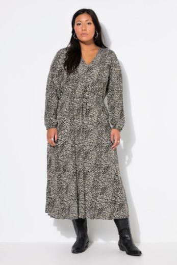 Moda za polnejše Haljina maxi A kroja plus velikost, xxl, Ulla Popken in Johann Popken (JP1880)