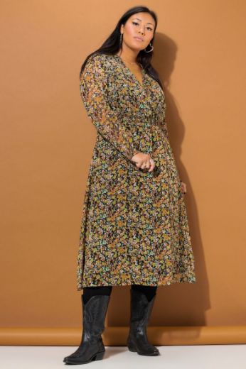 Moda za polnejše Haljina maxi A kroja plus velikost, xxl, Ulla Popken in Johann Popken (JP1880)
