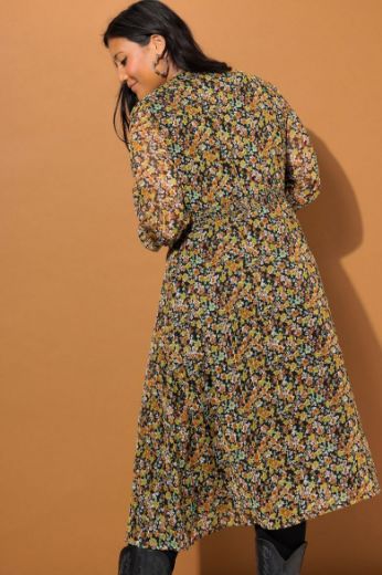 Moda za polnejše Haljina maxi A kroja plus velikost, xxl, Ulla Popken in Johann Popken (JP1880)