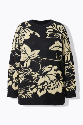 Moda za polnejše Pulover pleteni plus velikost, xxl, Ulla Popken in Johann Popken (JP1880)
