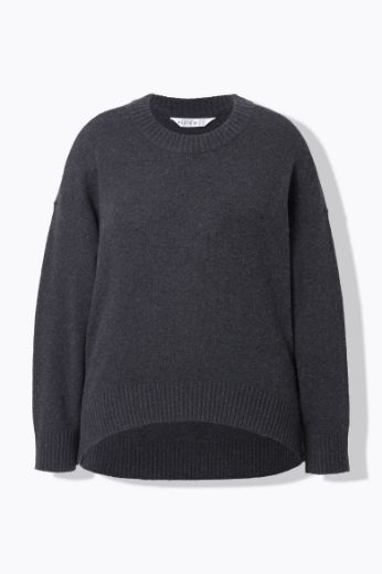 Moda za polnejše Pulover pleteni okruglog ovratnika plus velikost, xxl, Ulla Popken in Johann Popken (JP1880)