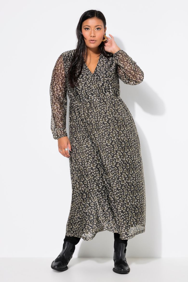 Moda za polnejše Haljina maxi A kroja plus velikost, xxl, Ulla Popken in Johann Popken (JP1880)