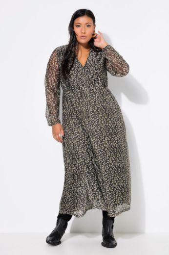 Moda za polnejše Haljina maxi A kroja plus velikost, xxl, Ulla Popken in Johann Popken (JP1880)