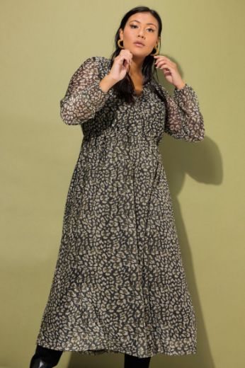 Moda za polnejše Haljina maxi A kroja plus velikost, xxl, Ulla Popken in Johann Popken (JP1880)