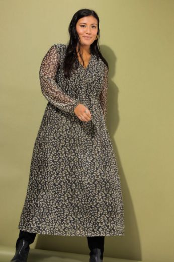 Moda za polnejše Haljina maxi A kroja plus velikost, xxl, Ulla Popken in Johann Popken (JP1880)