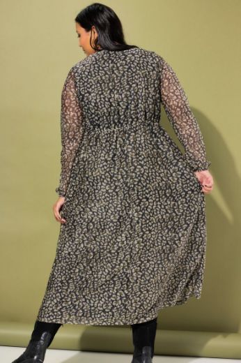 Moda za polnejše Haljina maxi A kroja plus velikost, xxl, Ulla Popken in Johann Popken (JP1880)