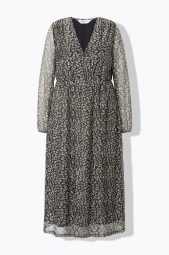 Moda za polnejše Haljina maxi A kroja plus velikost, xxl, Ulla Popken in Johann Popken (JP1880)