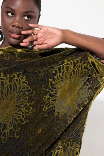 Moda za polnejše Bluza elegantna 3/4 rukava plus velikost, xxl, Ulla Popken in Johann Popken (JP1880)
