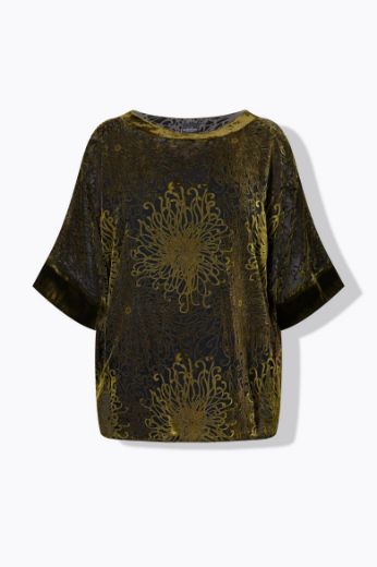 Moda za polnejše Bluza elegantna 3/4 rukava plus velikost, xxl, Ulla Popken in Johann Popken (JP1880)