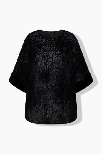 Moda za polnejše Bluza elegantna 3/4 rukava plus velikost, xxl, Ulla Popken in Johann Popken (JP1880)
