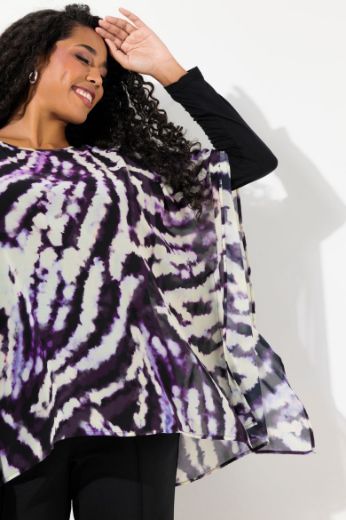 Moda za polnejše Bluza elegantna 3/4 rukava plus velikost, xxl, Ulla Popken in Johann Popken (JP1880)