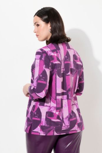 Moda za polnejše Majica 3/4 rukava V ovratnika plus velikost, xxl, Ulla Popken in Johann Popken (JP1880)