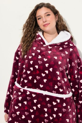 Moda za polnejše Pončo s kapuljačom plus velikost, xxl, Ulla Popken in Johann Popken (JP1880)