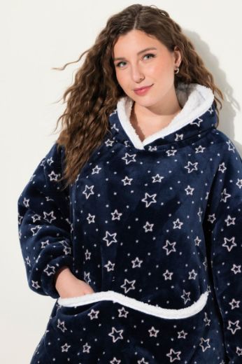 Moda za polnejše Pončo s kapuljačom plus velikost, xxl, Ulla Popken in Johann Popken (JP1880)
