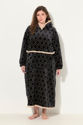 Moda za polnejše Pončo s kapuljačom plus velikost, xxl, Ulla Popken in Johann Popken (JP1880)