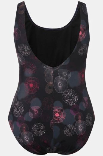 Moda za polnejše Kupaći kostim jednodijelni s printom plus velikost, xxl, Ulla Popken in Johann Popken (JP1880)
