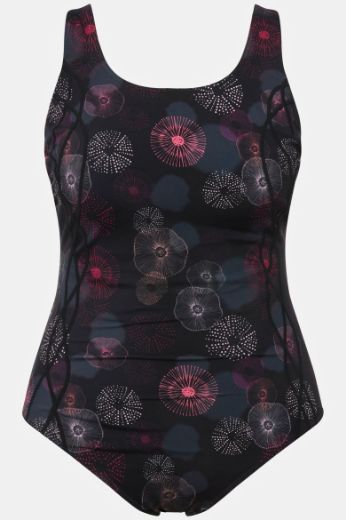 Moda za polnejše Kupaći kostim jednodijelni s printom plus velikost, xxl, Ulla Popken in Johann Popken (JP1880)