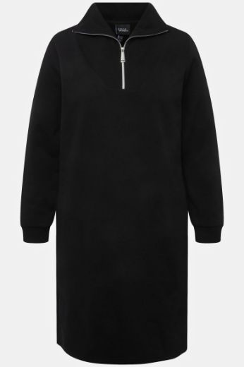 Moda za polnejše Haljina dugih rukava s polu zatvaračem plus velikost, xxl, Ulla Popken in Johann Popken (JP1880)