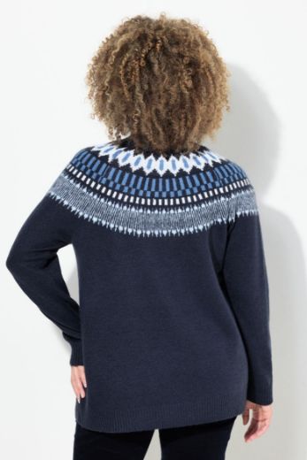 Moda za polnejše Pulover s prugastim uzorkom plus velikost, xxl, Ulla Popken in Johann Popken (JP1880)