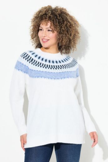 Moda za polnejše Pulover s prugastim uzorkom plus velikost, xxl, Ulla Popken in Johann Popken (JP1880)