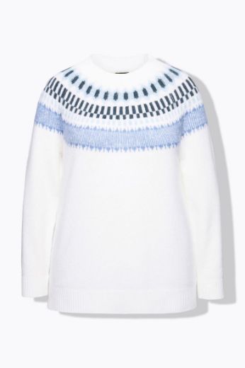 Moda za polnejše Pulover s prugastim uzorkom plus velikost, xxl, Ulla Popken in Johann Popken (JP1880)