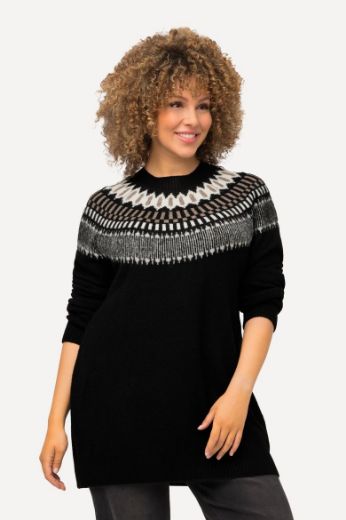 Moda za polnejše Pulover s prugastim uzorkom plus velikost, xxl, Ulla Popken in Johann Popken (JP1880)