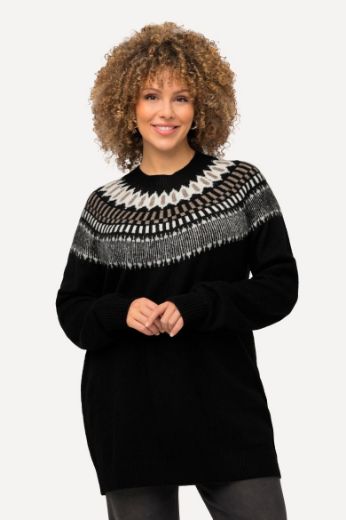 Moda za polnejše Pulover s prugastim uzorkom plus velikost, xxl, Ulla Popken in Johann Popken (JP1880)