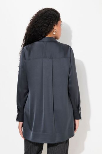 Moda za polnejše Bluza dugih rukava od satena plus velikost, xxl, Ulla Popken in Johann Popken (JP1880)