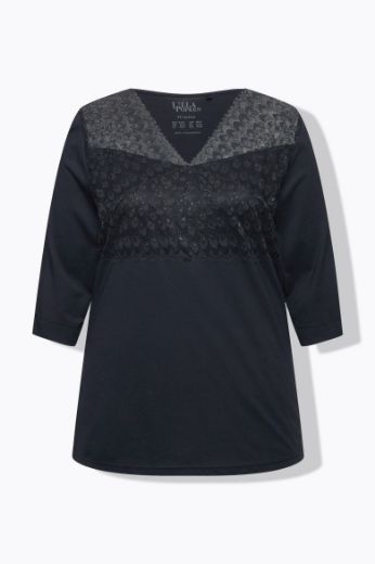 Moda za polnejše Pidžama 3/4 rukava i dugih nogavica plus velikost, xxl, Ulla Popken in Johann Popken (JP1880)