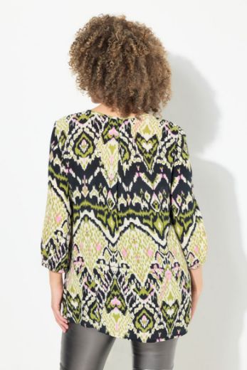 Moda za polnejše Bluza 3/4 rukava A kroja plus velikost, xxl, Ulla Popken in Johann Popken (JP1880)