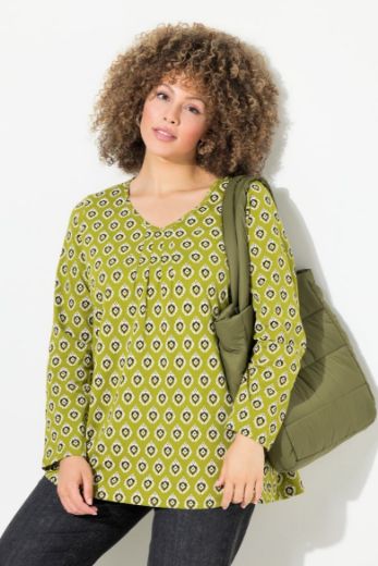 Moda za polnejše Majica dugih rukava A kroja plus velikost, xxl, Ulla Popken in Johann Popken (JP1880)