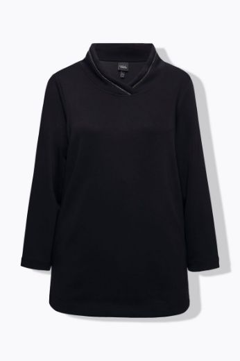 Moda za polnejše Majica dugih rukava V ovratnika plus velikost, xxl, Ulla Popken in Johann Popken (JP1880)