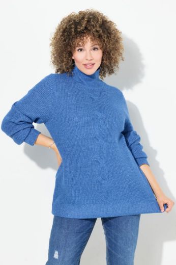 Moda za polnejše Pulover dugih rukava povišenog ovratnika plus velikost, xxl, Ulla Popken in Johann Popken (JP1880)