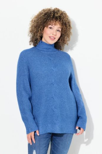 Moda za polnejše Pulover dugih rukava povišenog ovratnika plus velikost, xxl, Ulla Popken in Johann Popken (JP1880)