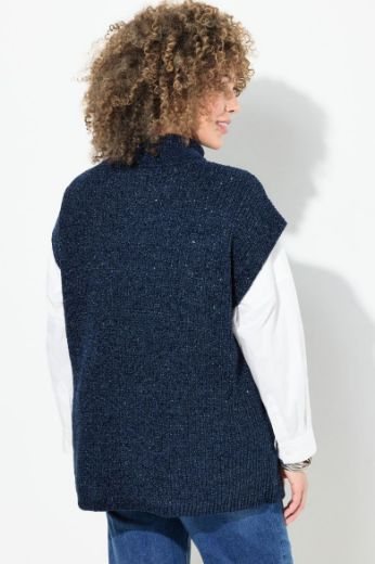 Moda za polnejše Pulover kratkih rukava povišenog ovratnika plus velikost, xxl, Ulla Popken in Johann Popken (JP1880)