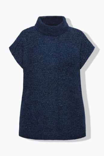 Moda za polnejše Pulover kratkih rukava povišenog ovratnika plus velikost, xxl, Ulla Popken in Johann Popken (JP1880)