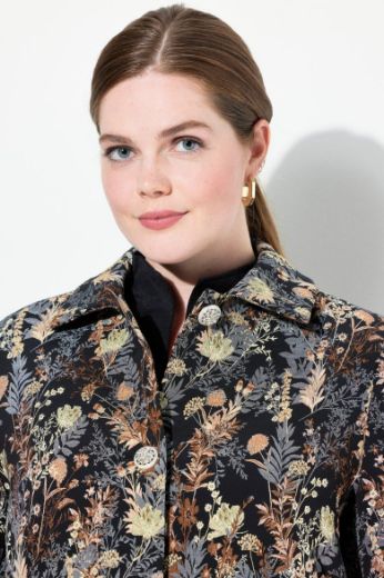 Moda za polnejše Sako elegantni  cvjetnog uzorka plus velikost, xxl, Ulla Popken in Johann Popken (JP1880)