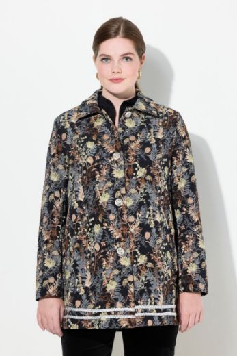 Moda za polnejše Sako elegantni  cvjetnog uzorka plus velikost, xxl, Ulla Popken in Johann Popken (JP1880)