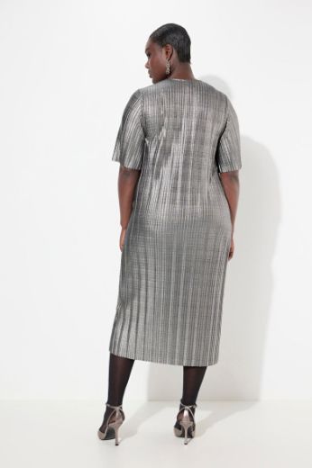 Moda za polnejše Haljina elegantna kratkih rukava V ovratnika plus velikost, xxl, Ulla Popken in Johann Popken (JP1880)